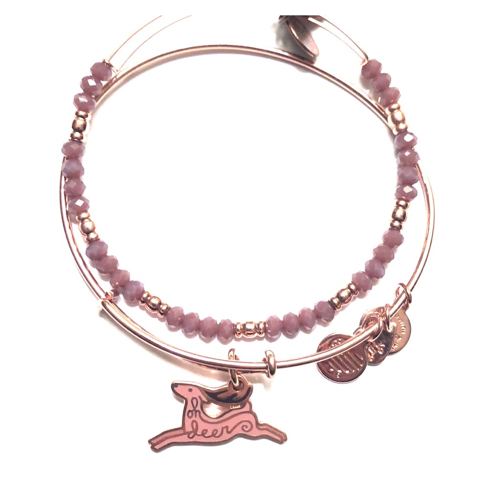 Alex and Ani “Oh Deer” Set of 2